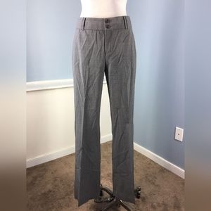 Banana Republic Gray and White Pinstripe Pants